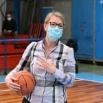 Obisk ministrice Helene Jaklitsch pri slovenskih sportnih drustvih na Trzaskem