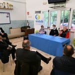Obisk ministrice Helene Jaklitsch pri slovenskih sportnih drustvih na Trzaskem