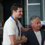 Sovodnje: navdušujoč in ganljiv sprejem za Mateja Černica ob