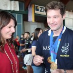 Sovodnje: navdušujoč in ganljiv sprejem za Mateja Černica ob