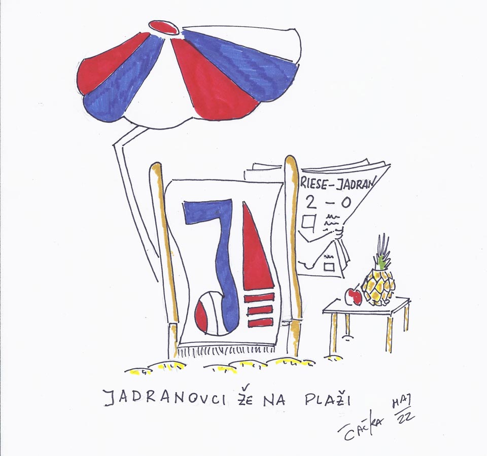 Kekove vinjete: Jadranovci že na plaži
