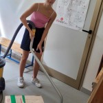 Čistilna akcija v repenski telovadnici