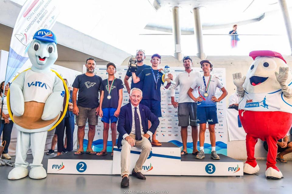Italijansko prvenstvo, optimist: Giuseppe Montesano (Sirena) odl