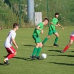 Nogomet u 17 : Primorje - Zarja Breg