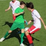 Nogomet u 17 : Primorje - Zarja Breg