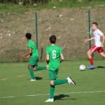 Nogomet u 17 : Primorje - Zarja Breg