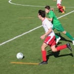 Nogomet u 17 : Primorje - Zarja Breg