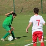Nogomet u 17 : Primorje - Zarja Breg