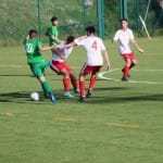 Nogomet u 17 : Primorje - Zarja Breg