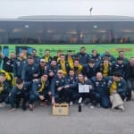 Sistiana Sesljan z avtobusom