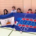Mladi košarkarji Jadrana ZSŠDI na turnirju na Dunaju