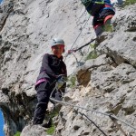 Planinci AŠD Mladina in SK Devin na ferato Zimska roža in Bion