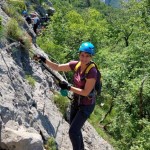 Planinci AŠD Mladina in SK Devin na ferato Zimska roža in Bion