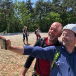 Planinci AŠD Mladina in SK Devin na ferato Zimska roža in Bion