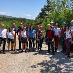 Planinci AŠD Mladina in SK Devin na ferato Zimska roža in Bion