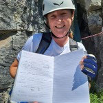 Planinci AŠD Mladina in SK Devin na ferato Zimska roža in Bion