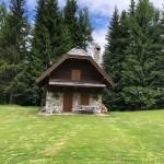 Planinke in planinci AŠD Mladina iz Ovčje na planino Raunas