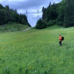 Planinke in planinci AŠD Mladina iz Ovčje na planino Raunas