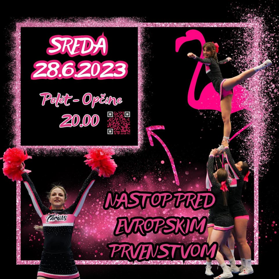 Cheerdance Millenium: v sredo na openskem Pikelcu nastop pred EP