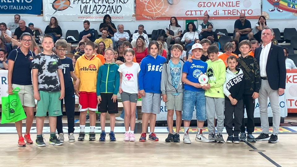 Minibasket: Polet Kontovel četrti na turnirju v Trentu