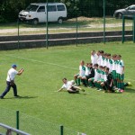 Ob 100- letnici ŠZ Zarja, under 16; slavje ekipe Dekanov, Zarja