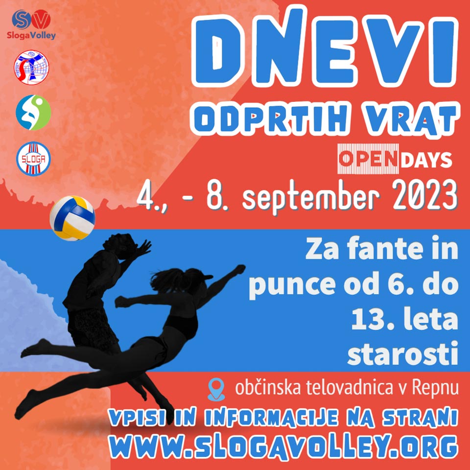 Slogin dan odptih vrat od 4. do 8. septembra