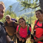 Planinke in planinci AŠD Mladina na vrh Male Mojstrovke