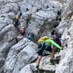 Planinke in planinci AŠD Mladina na vrh Male Mojstrovke