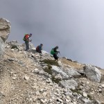 Planinke in planinci AŠD Mladina na vrh Male Mojstrovke