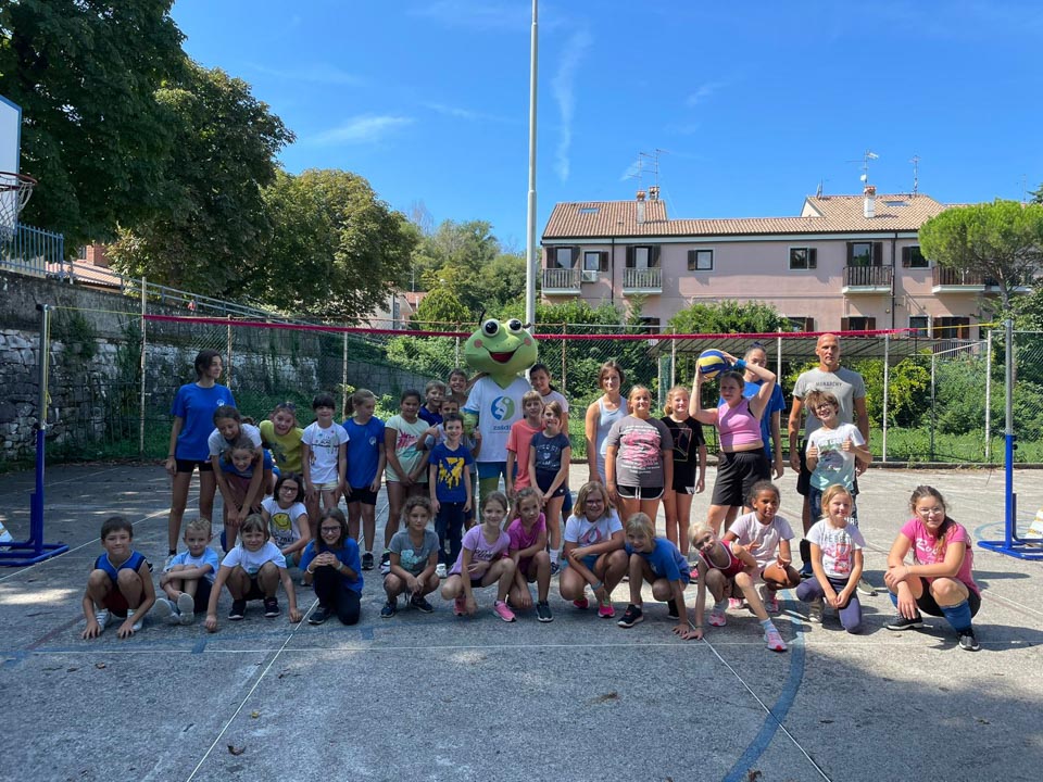 ŠD Kontovel in ZSŠDI priredila odbojkarski kamp