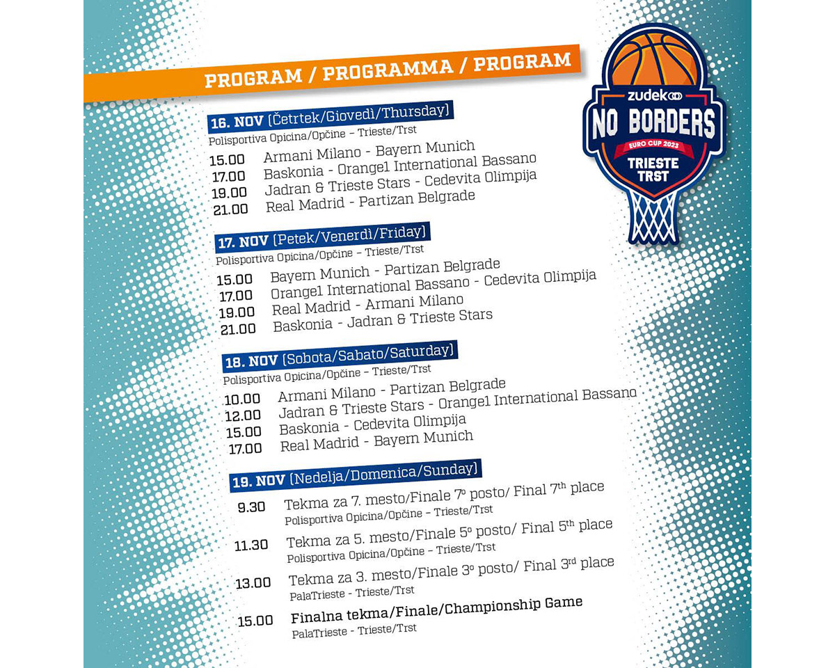 ZUDEK No Borders Cup 2023_program