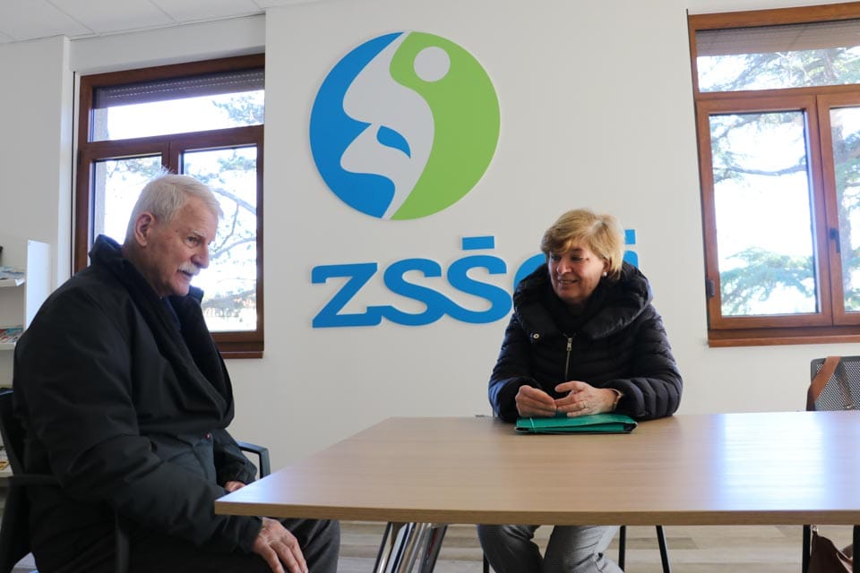 Predsednica Nives Cossutta na obisku pri ZSŠDI