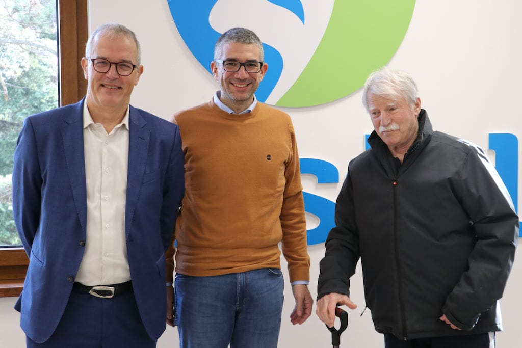 Od leve: Adriano Kovačič, Pierpalo Roberti in Ivan Peterlin