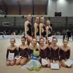 Borove gimnastičarke v Ljubljani in v Pulju