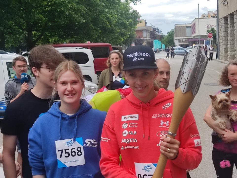 Nova Gorica: slovensko olimpijsko baklo pričakali tudi zamejski
