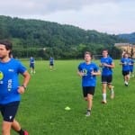 Žile prvič trenirale v Špetru Slovenov