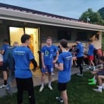 Žile prvič trenirale v Špetru Slovenov