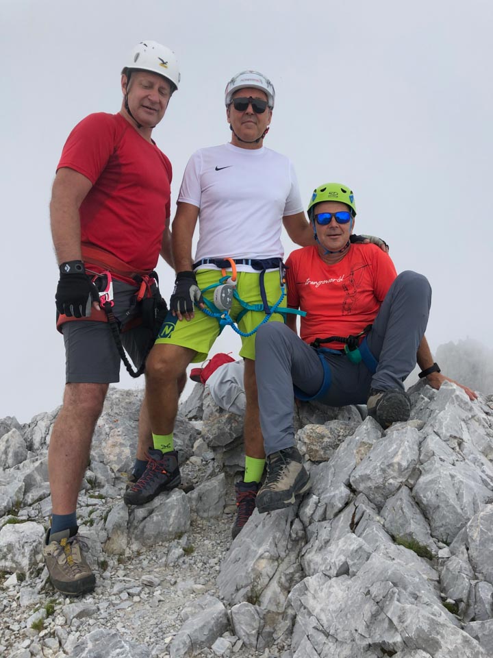 Planinci AŠD Mladina na vrhu Chiadenisa