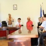 Sprejem na občini za Parenzana