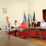 Sprejem na občini za Parenzana
