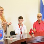 Sprejem na občini za Parenzana