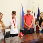 Sprejem na občini za Parenzana