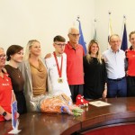 Sprejem na občini za Parenzana