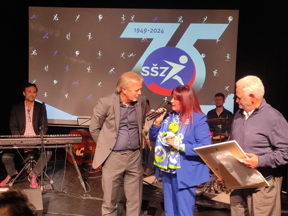 Tudi delegacija ZSŠDI na 75-letnici Slovenske športne zveze v