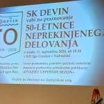 Nabrežina: svečanost ob 50-letnici SK Devin in predstavitev pu