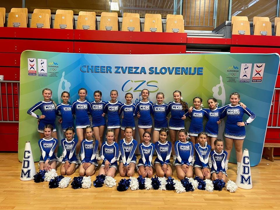 Cheerdance Millenium: uspešen nastop na tekmi Twist Open v Nov