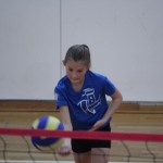 Minivolley: kar 70 otrok na turnirju v Dolini