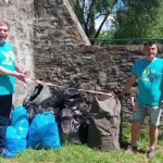 ZSŠDI: ob EPK GO!2025 uspešno čistili bregove Soče