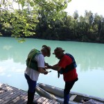 ZSŠDI: ob EPK GO!2025 uspešno čistili bregove Soče