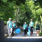 ZSŠDI: ob EPK GO!2025 uspešno čistili bregove Soče